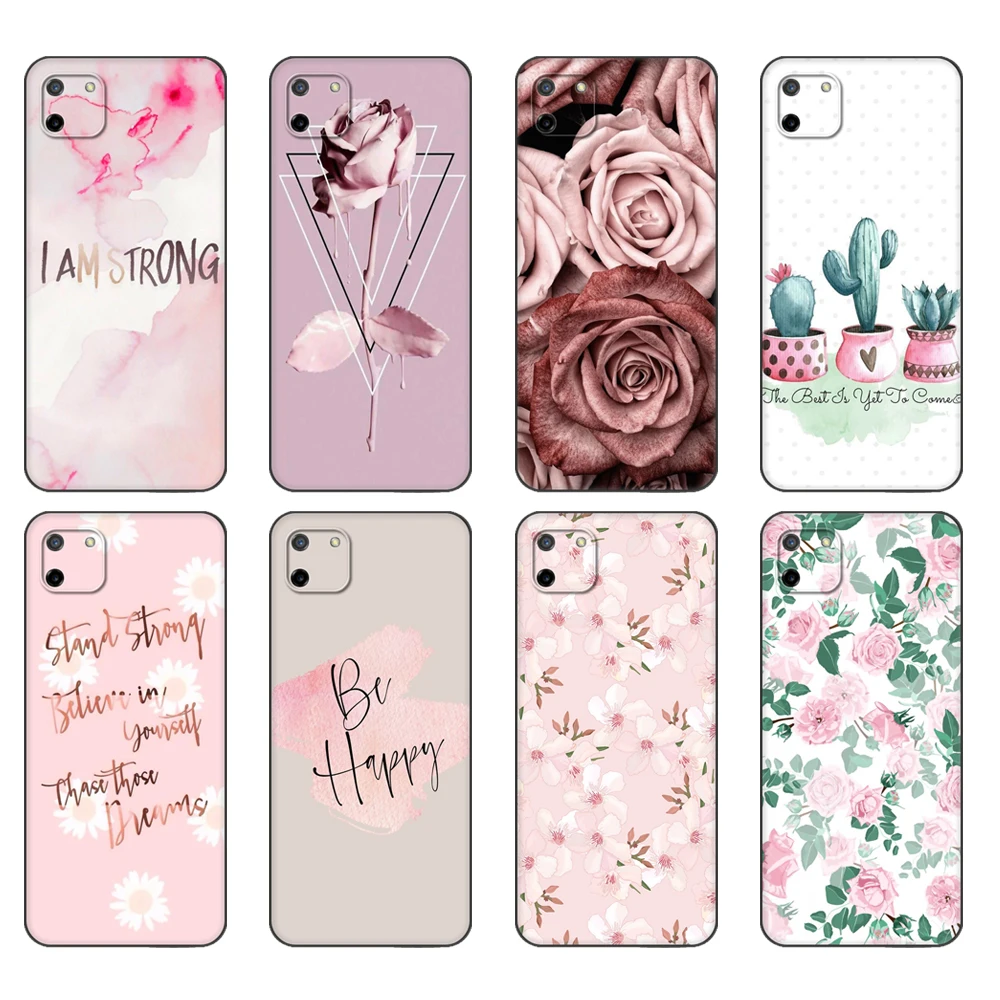 

Фонарь для OPPO Realme C11, чехол для Realme C 11 RealmeC11 Back RMX2185, чехол-бампер с милым рисунком Phink