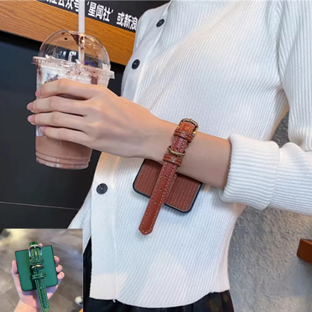 Корейский модный чехол-подставка с ремешком на запястье для Samsung Galaxy Z Flip6 чехол