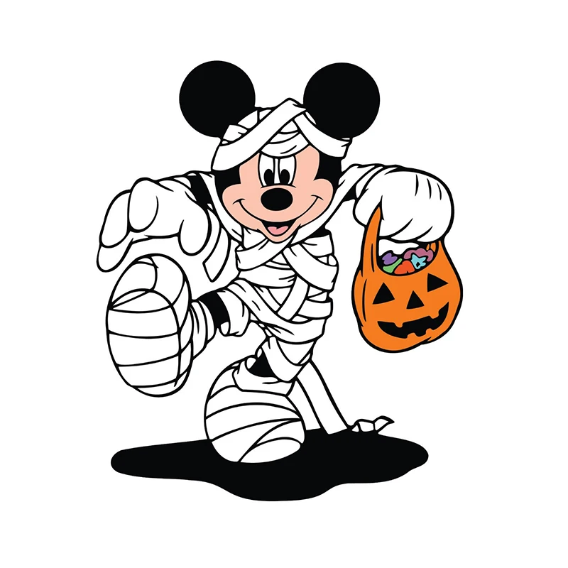 Вырубные штампы в виде мамы и Минни Маус на Хэллоуин для скрапбукинга тиснения