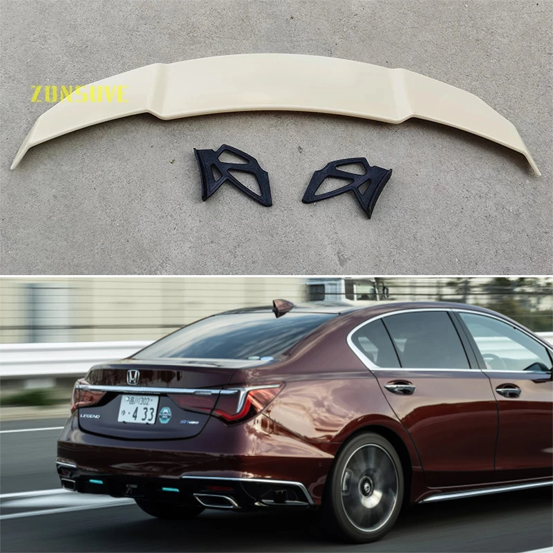 

Use For 2018-2022 Honda Legend Spoiler Auto Sedan Rear Wing Body Kit Accessories ABS Plastic