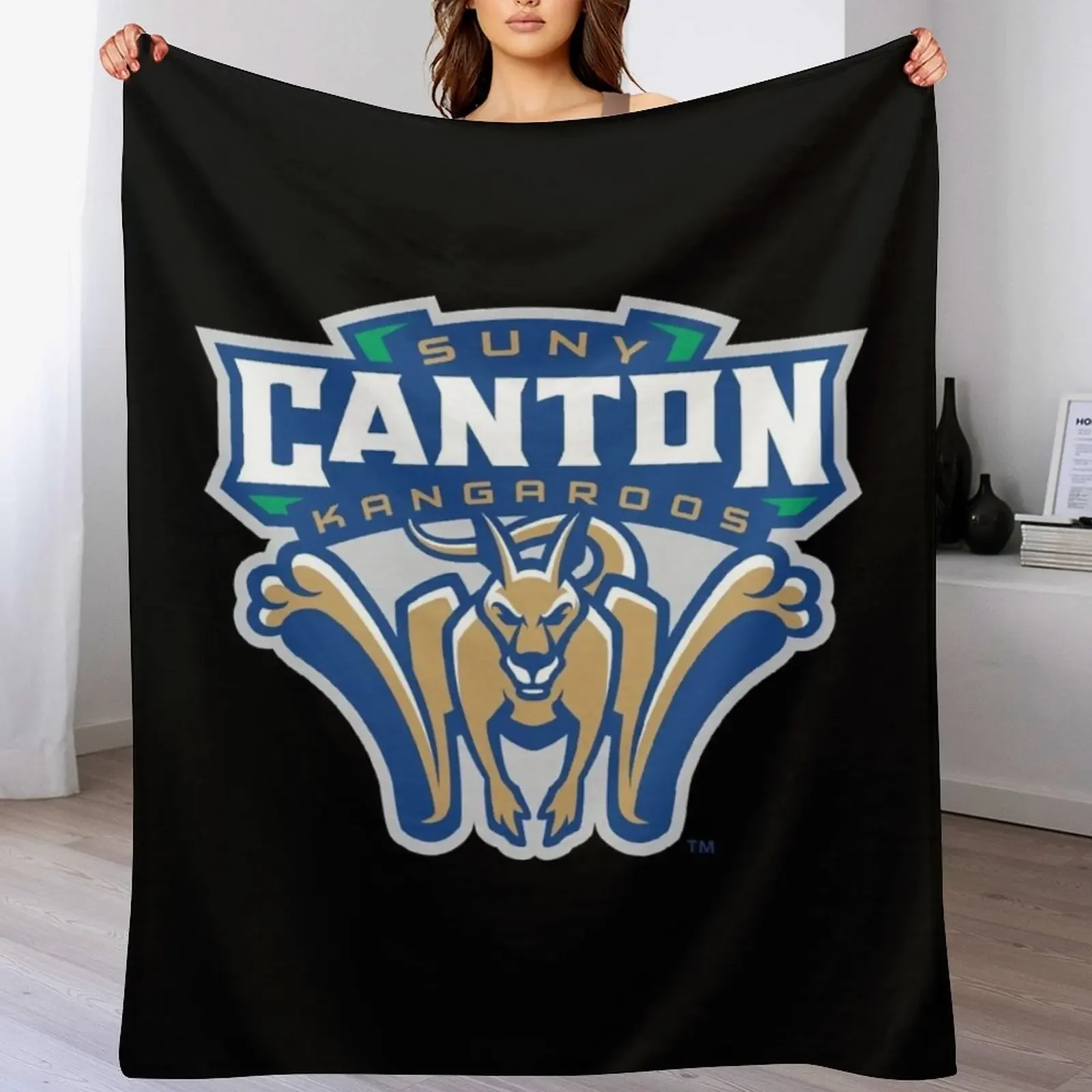 Одеяло SUNY Canton cangaroos гигантский диван милые декоративные туристические одеяла для