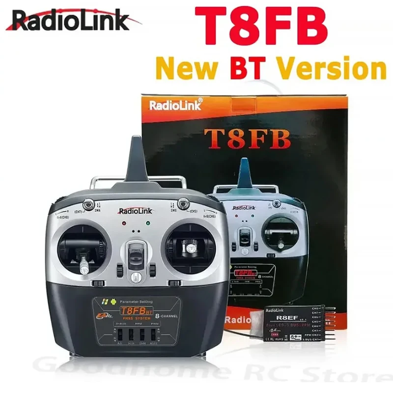 Radiolink T8FB BT 8-канальный радиоконтроллер 2 4G с приемником R8EF дистанционный