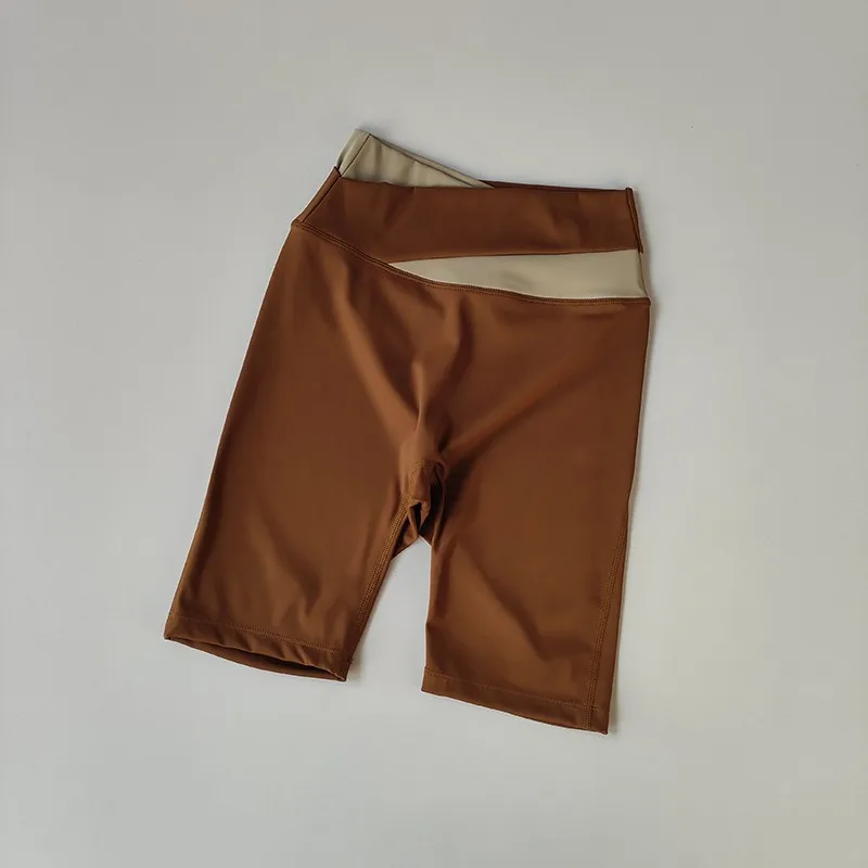 2022 New Yoga Shorts High Waist Workout Shorts Women Sexy Booty Tummy Control Gym Leggings Breathable Running Shorts Gym Shorts