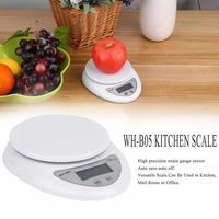 5kg1g kitchen digital scale mini led screen weighing scale home cooking baking high precision battery powered portable scale