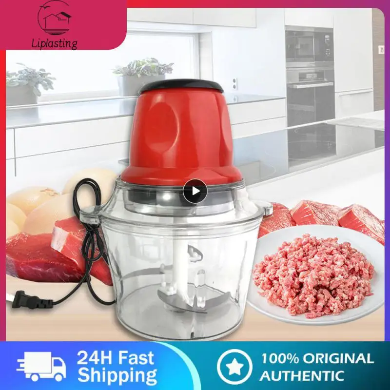 

Food Grade Pc Crusher Household Food Mixing Shredder Food Processor Stuffing Auxiliary Meat Grinder For Kitchen 2l Mixer