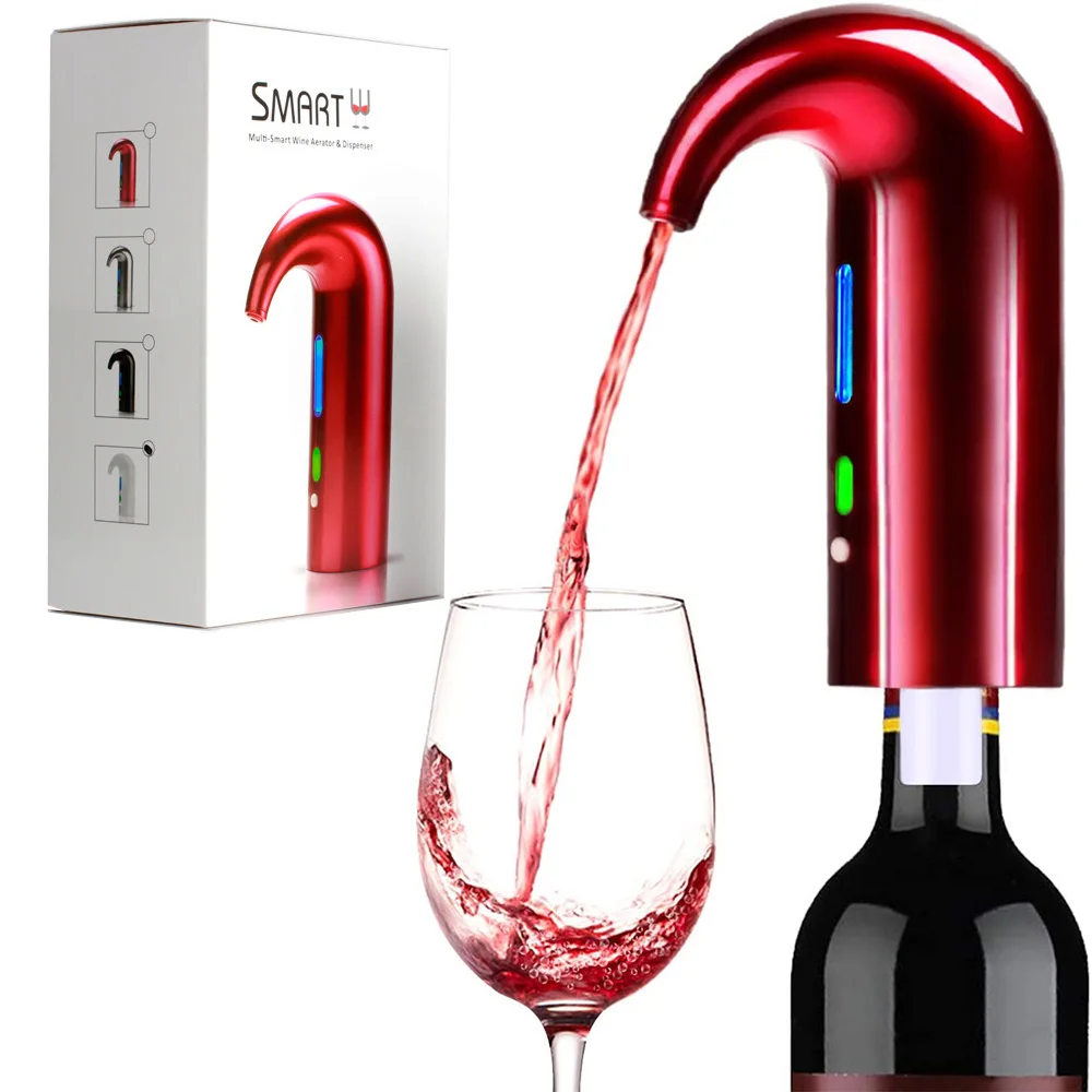

Electric Wine Aerator Pourer Wine Dispenser Decanter Wine Pourer Automatic Wine Oxidizer Dispenser USB Rechargeable Spout