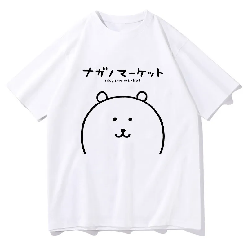 

2023 New Kawaii Chiikawa T-shirt Women's Cartoon T-shirt Short Sleeve Fashion Girl T-shirt Four Seasons Printing Anime Top T-shi