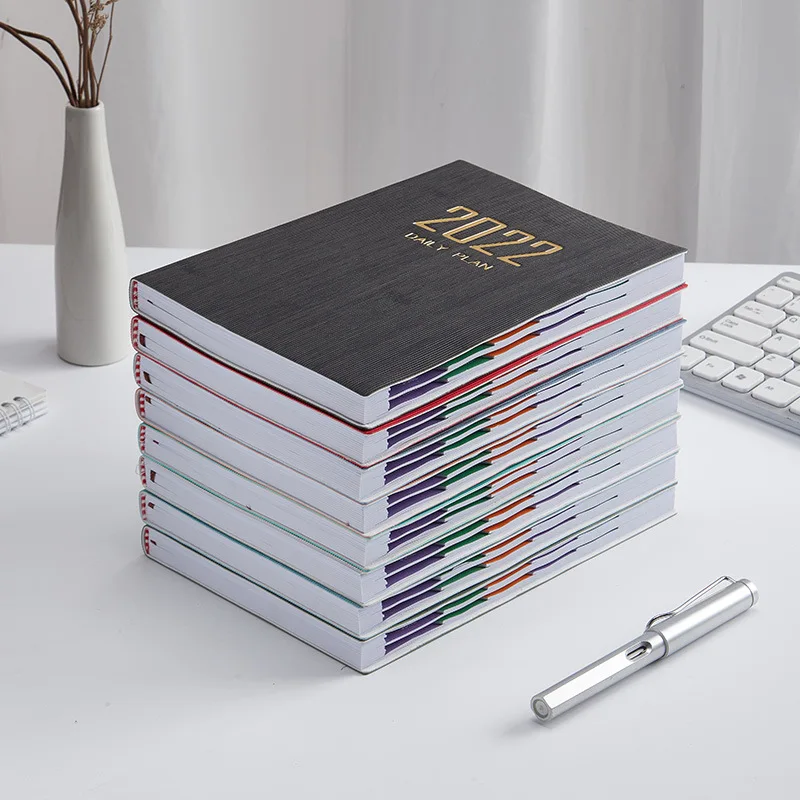 

2022 Planner Notebook A5 Newest Notepads Planner 365 Days Schedule Book Office Accessories Personal Diary Agendas 2022