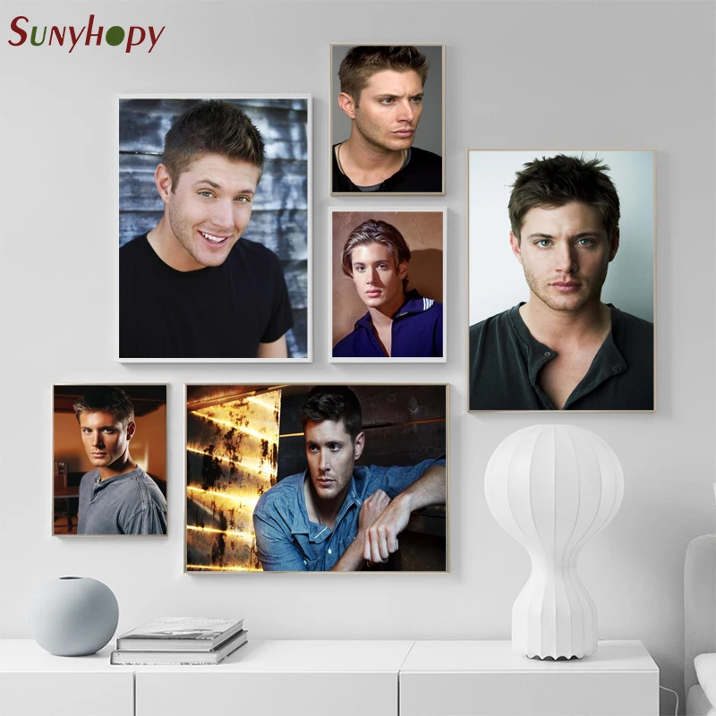 

Индивидуальная Высококачественная Настенная картина Jensen Ackles, постер на холсте, ткань с принтом «сделай сам», тканевый постер без рамки 50x75 см 60x90 см