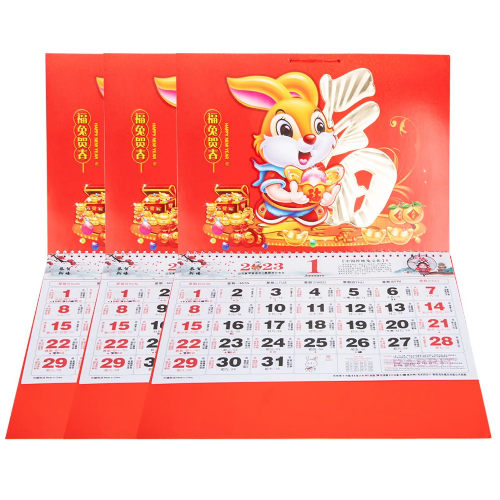

Calendar Year 2023 Chinese Wall New Rabbitthe Hanging Planner Monthlylunar Schedule Decor Home Style Festival Spring Yearly