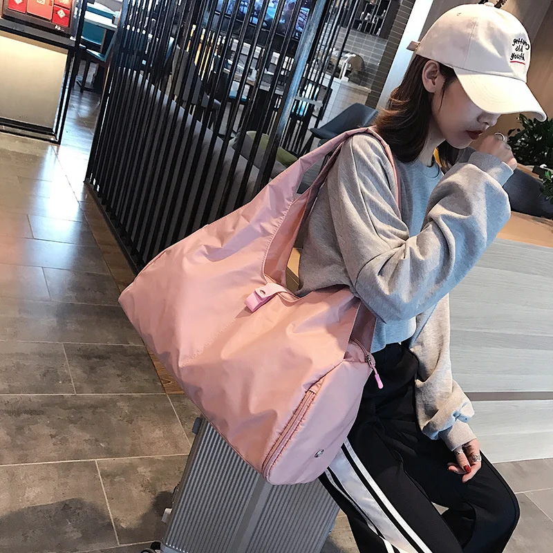 

Women Storage Bag Travel Handbags Shopping Bag New Large-capacity Foldable Travel Storage Bag Men Multi-functional Handbag