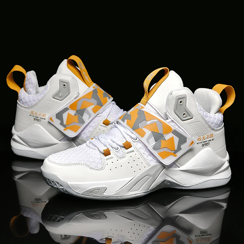 

High Quality Men's Basketball Shoes Outdoor Breathable Man Combat Basketball Boots Men's AthleticTraining Sneakers Basket Homme