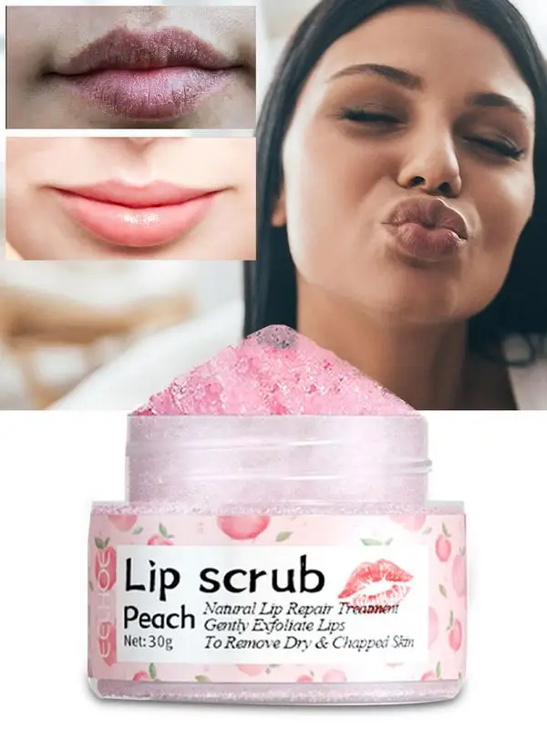 

Lip Scrub Exfoliator Moisturizer Brighten Dark Balm Lips Lip Scruber For Sensitive & LipsSoft Lip Women Gift Mother Friends
