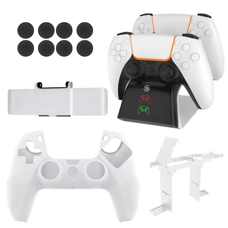 

New Charger ForPlay Station 5 Wireless Controller Dual Fast Charging Cradle Dock Station ForPS5 Joystick Gamepads With LED