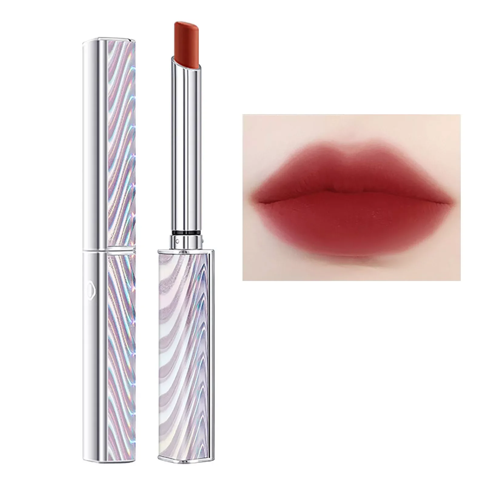 

NEW2023 Fine Tube Lipstick Velvet Waterproof Non Stick Cup Non Fading Lipstick Lipstick Lasting Moisturizing High Pigment Velvet