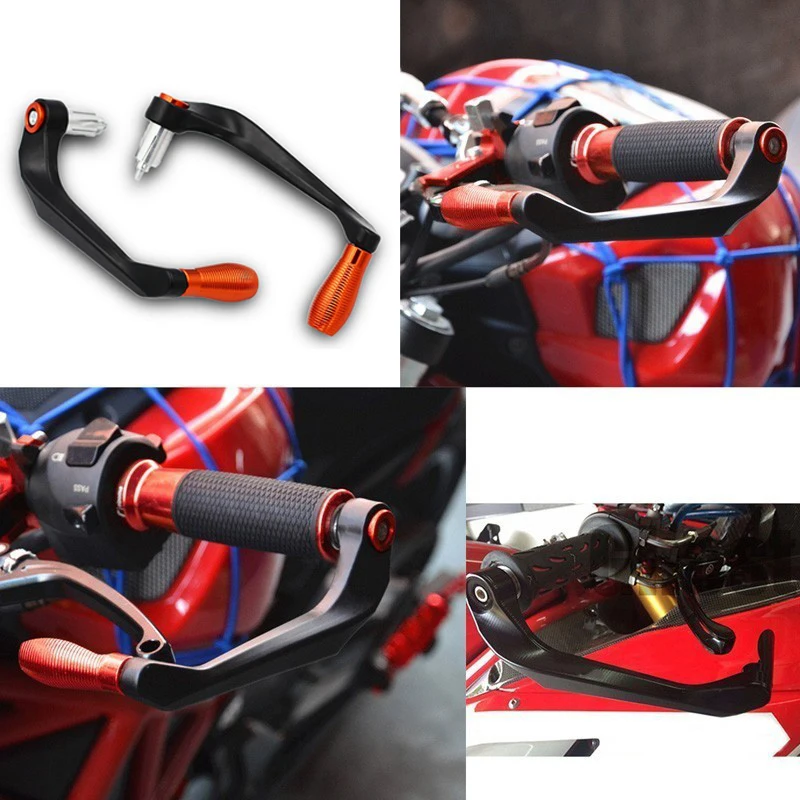 

Motorcycle Brake Clutch Levers Guard Protector Modification Anti-Fall Horn Brakes Hand Guard Bow Protection Rod Moto Accessories