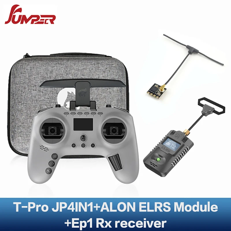 

Jumper T-Pro Tpro JP4IN1 ELRS ExpressLRS Radio Control Hall Gimbals Drones Airplane Multi-protocol Frsky Flysky DSM