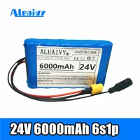 24v battery 6ah 6s1p 18650 rechargeable lithium ion battery for 25 2v lithium battery electric scooter electric bicyclebms