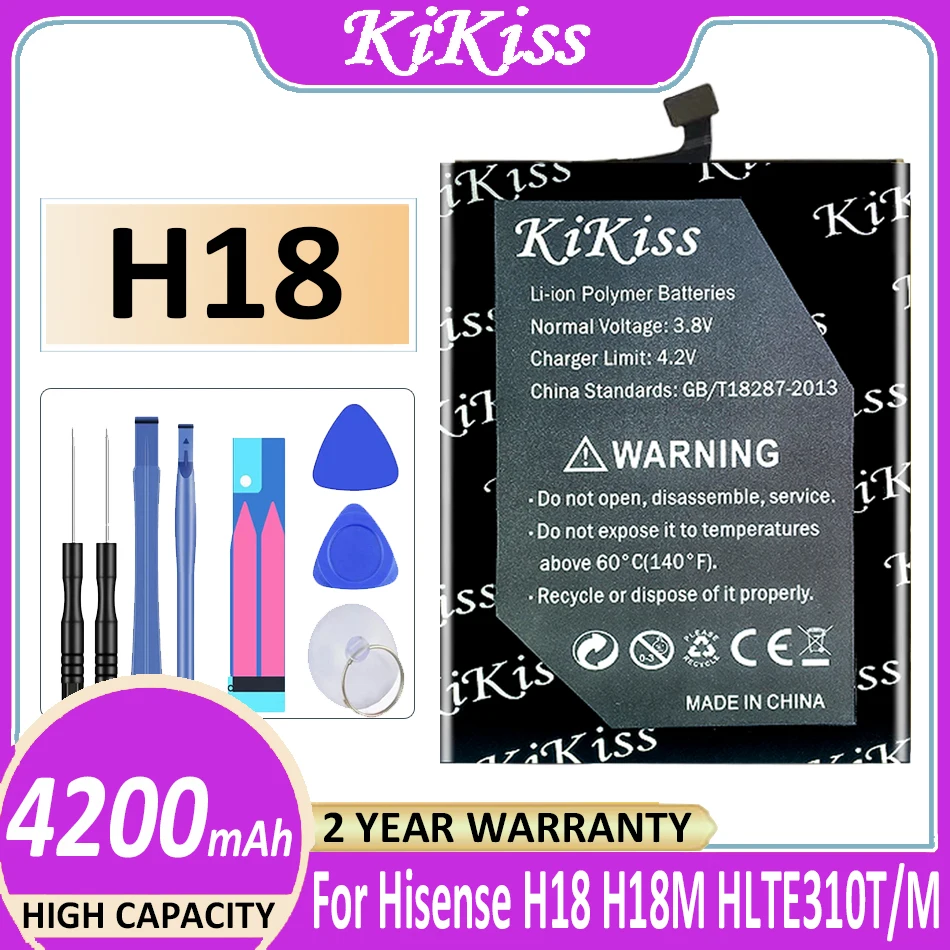 

Оригинальный аккумулятор KiKiss H 18 4200 мАч для Hisense HLTE310T/M HLTE310M H18 H18M