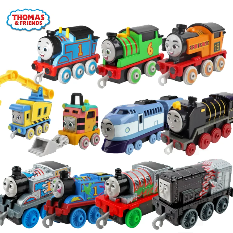 Оригинальный поезд Thomas and Friends Trackmaster, приключения, двигатель, движение вдоль железной дороги, обучающие игрушки для мальчиков, подарок для д...