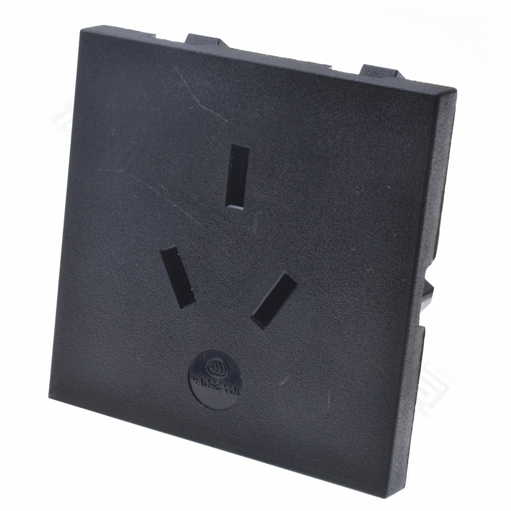 

Австралийская Сетевая розетка, 3 контакта, плоский Электрический вход типа I, 10 А, встроенная настенная розетка с защелкой для Фрези