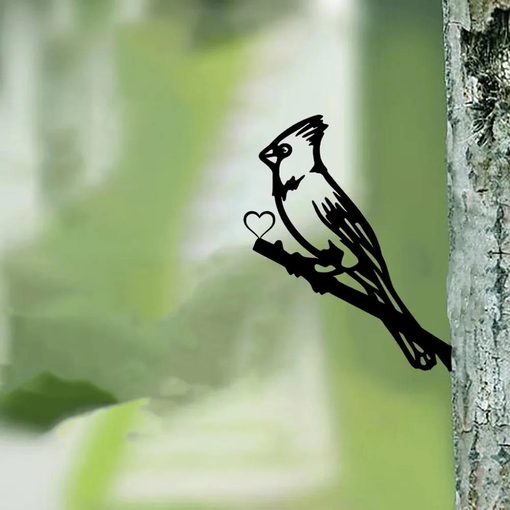 Металлическая Ласточка И Пилотное Дерево Декоративный Садовый Кол