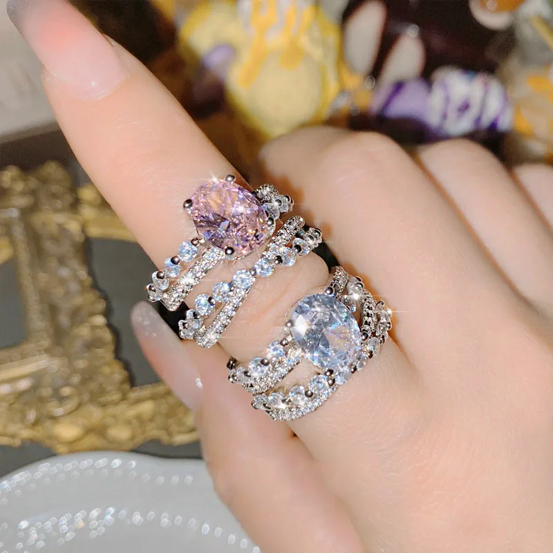 Милый темпераментный стиль принцессы AAA циркониевая ламинированная лента