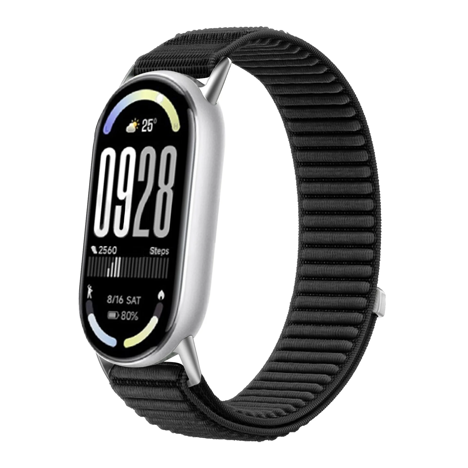 Фото Ремешок для часов Xiaomi smart Band 10 9 8, аксессуары для ремешков, спортивный нейлоновый полевой браслет, сменный ремешок Correa Mi Band 8 9 10, NFC №2