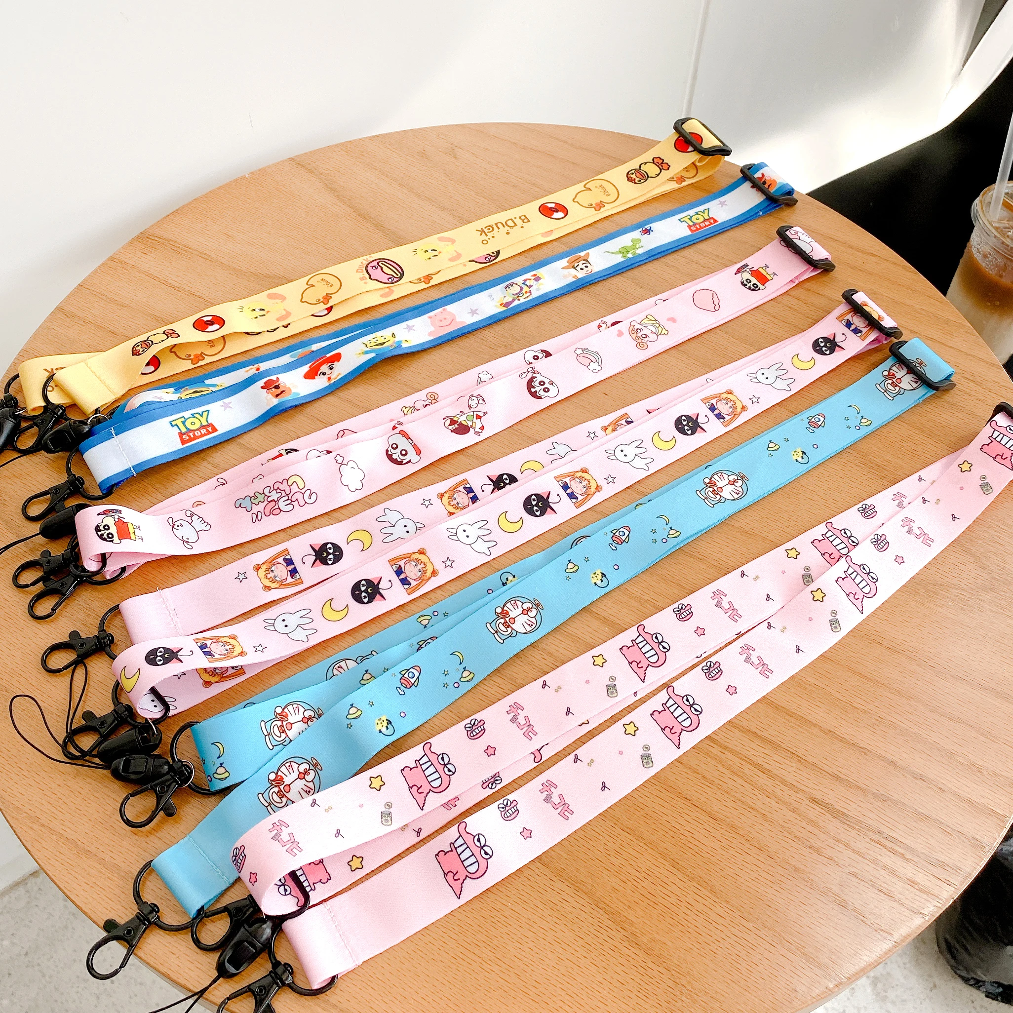 Брелок для ключей милая мультяшная аниме-шнурок на шею ремешок USB-держатель