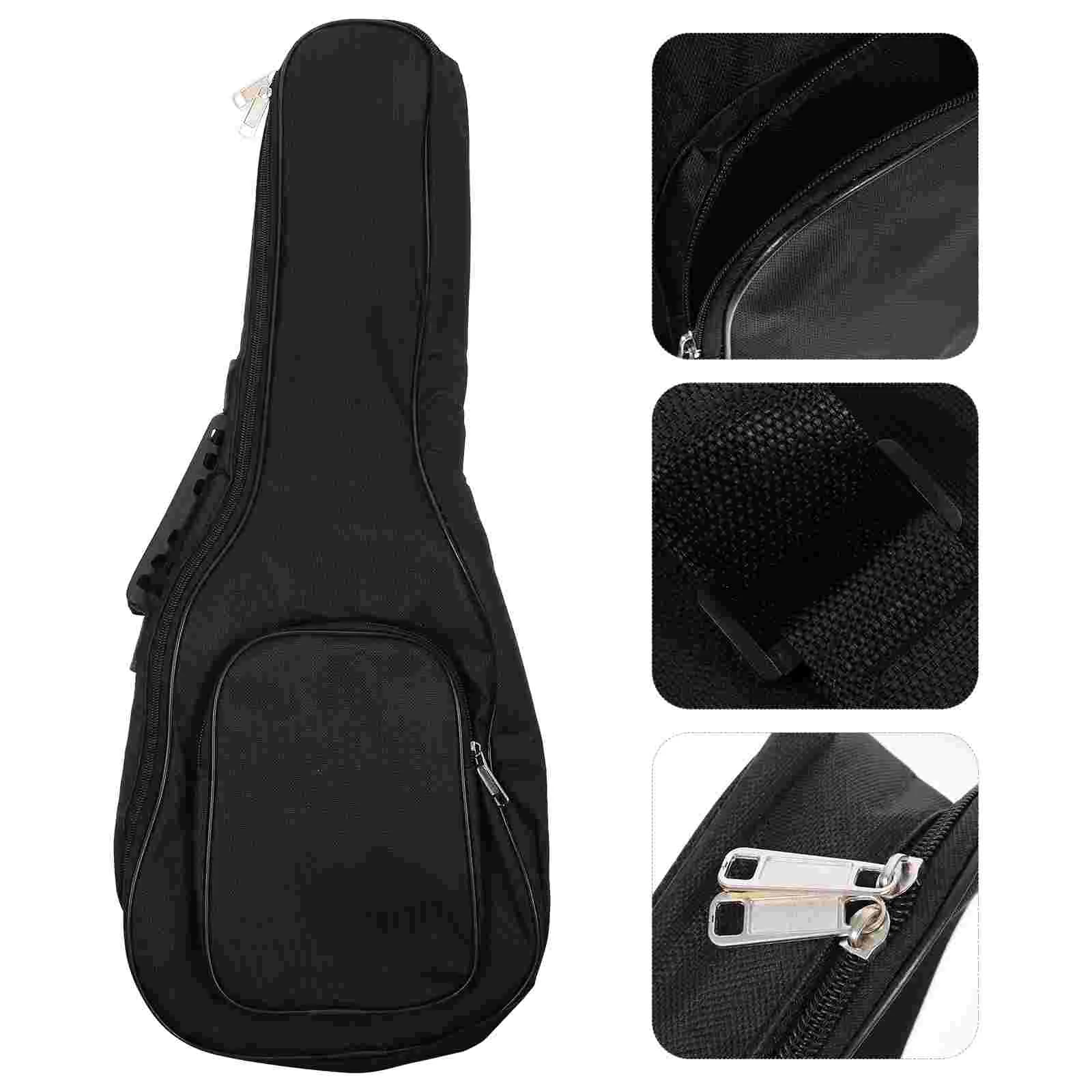 

Guitar Backpack Sponge Padded Ukulele Bag Small Universal Pouch Pockets Oxford Cloth Case