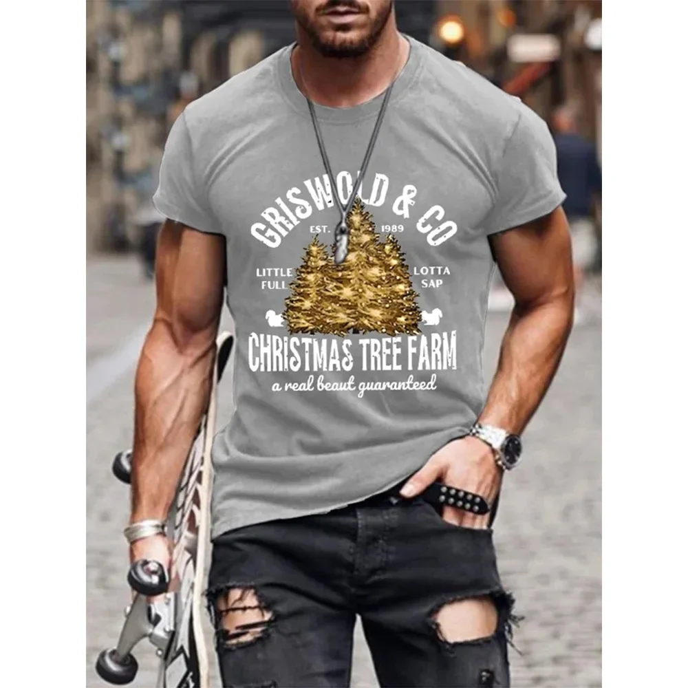 Рисунок 6 - Футболка мужская с принтом Санта Клауса