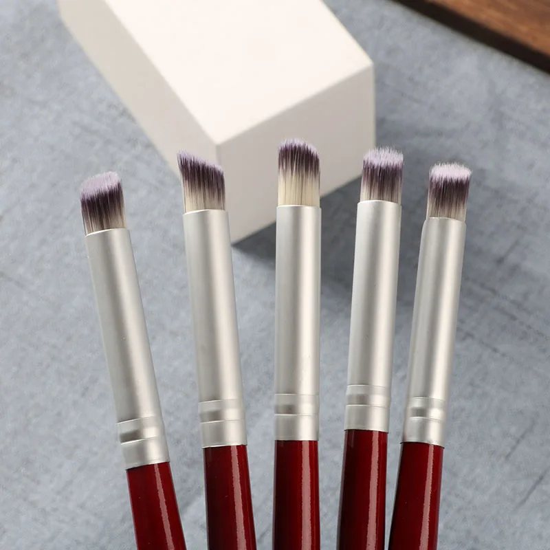 

1-5pcs Gradient Nail Brush Soft Ombre Art Brushes for Manicure UV Gel Polish Draw Painting Pen Smudge Brush Nail Tools 16cm