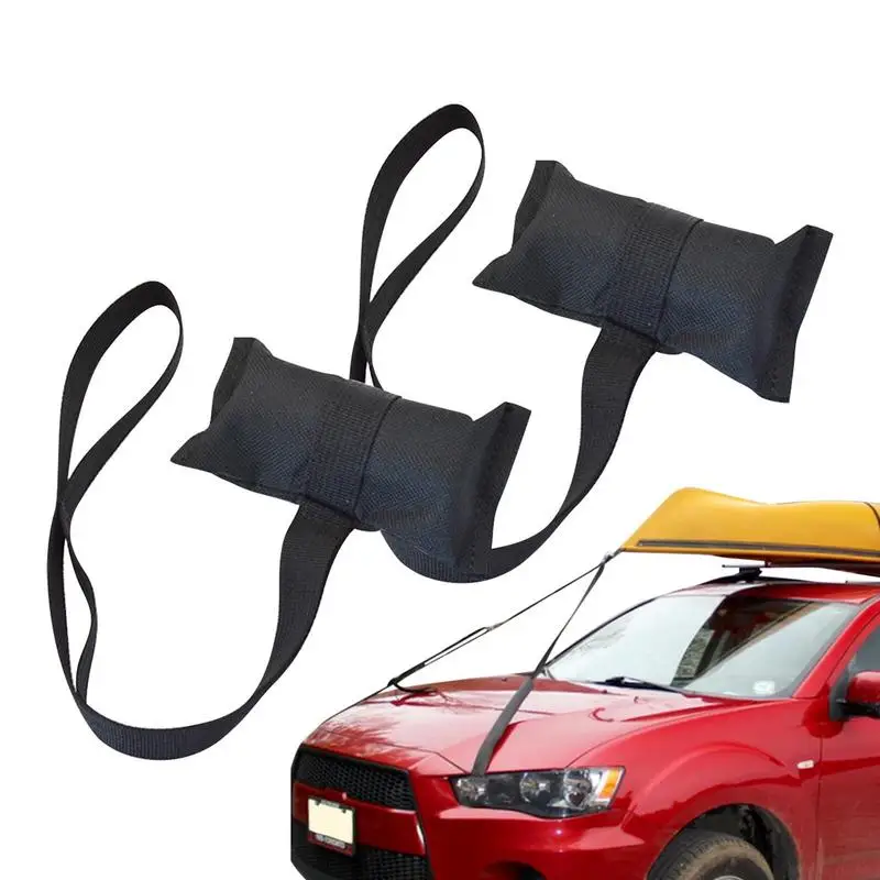 Straps Roof Rack Straps Cargo Strap Oxford Cloth Easy Disassembly Double Hook And For Car Fixed Kayak Fixed