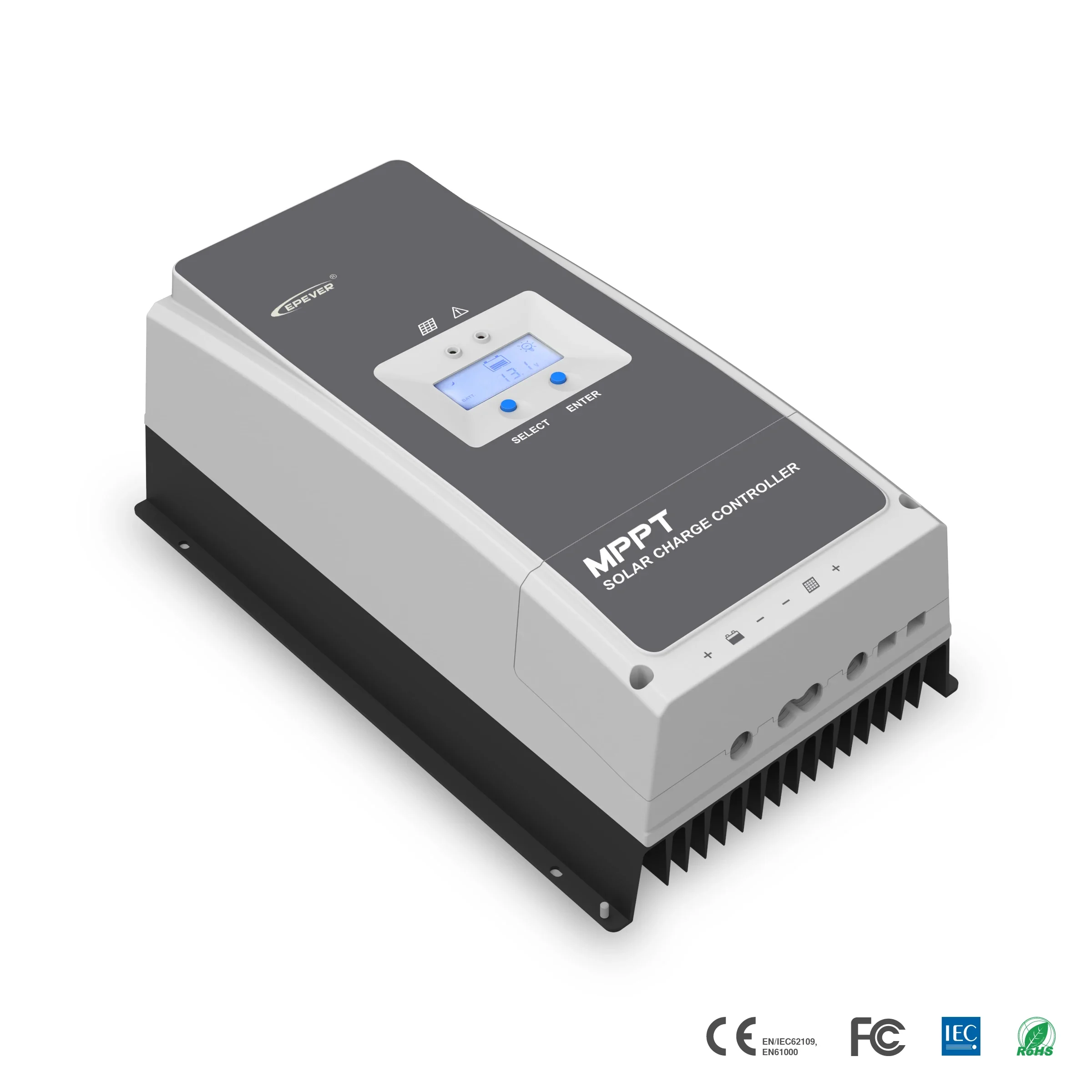 Контроллер заряда солнечной батареи 12 в 24 36 48 60 А макс. PV 200 В для