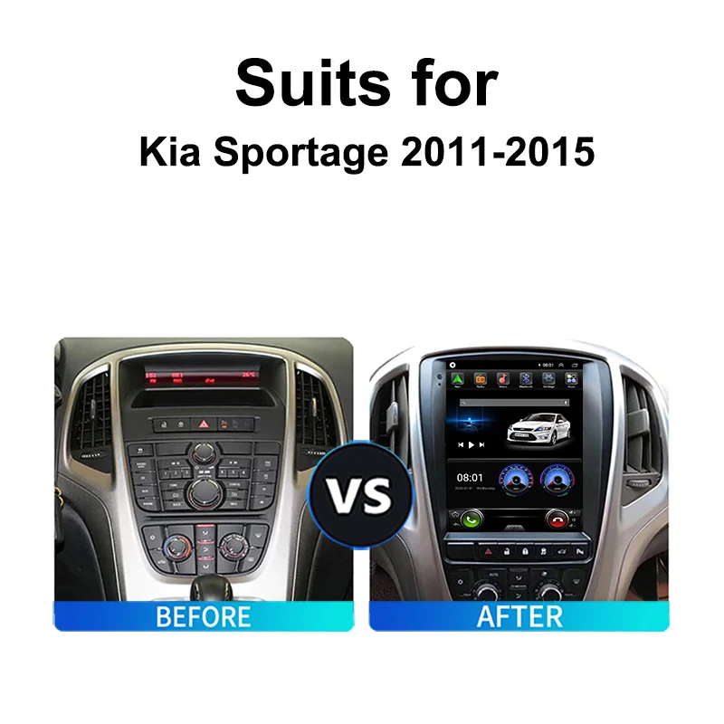 Автомагнитола Tesla с вертикальным экраном 9 7 дюйма Android 12 0 для Buick Excelle Opel ASTRA J 2009-2014