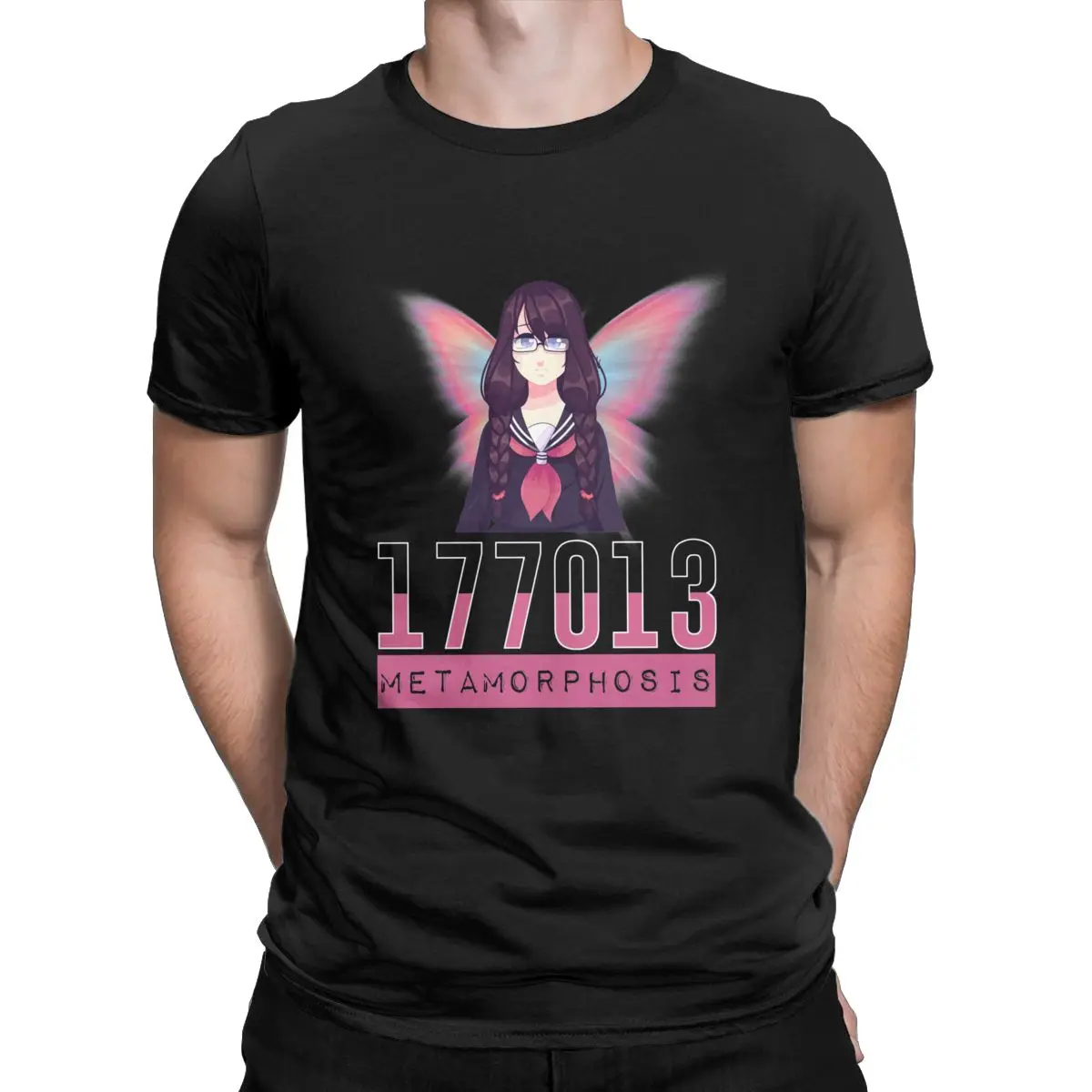 

Hipster 177013 Metamorphosis Emergence Manga Merch Men's clothing Round Collar 100% Cotton T Shirts hentai Tees Gift Idea Tops