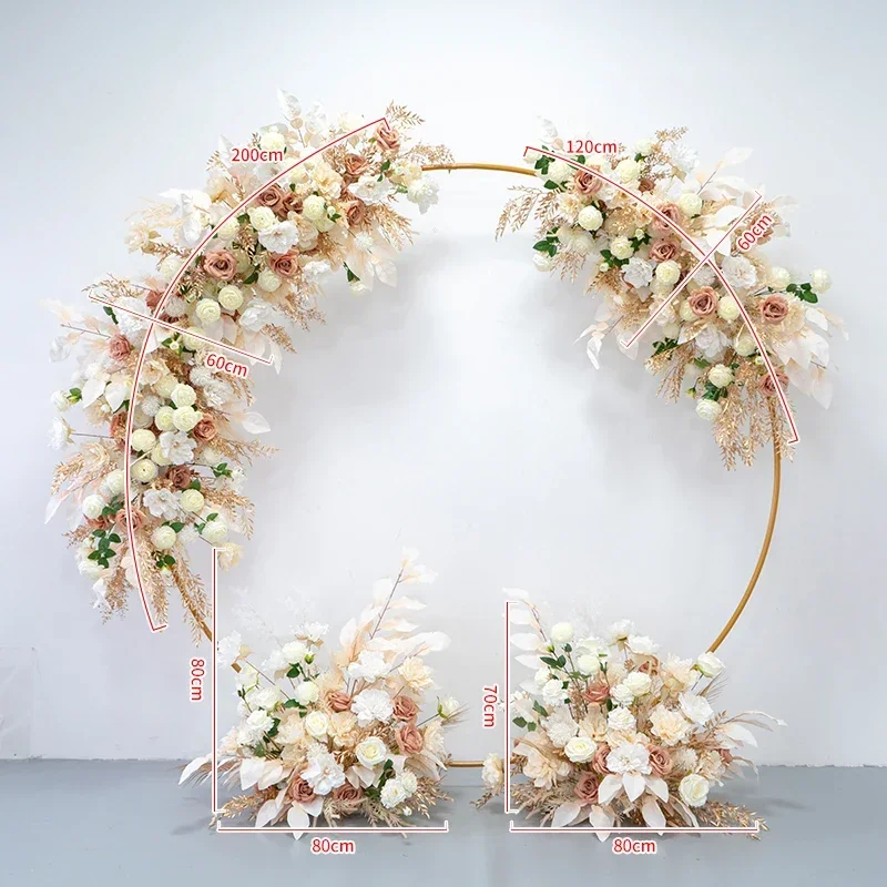 Фон для фотографирования с изображением цветов цвета розового золота