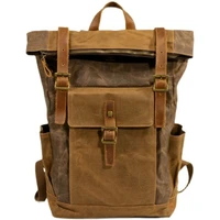 luxury brand women backpack multi pocket belt buckle large capacity backpack retro fashion multifunctional outdoor travel bag