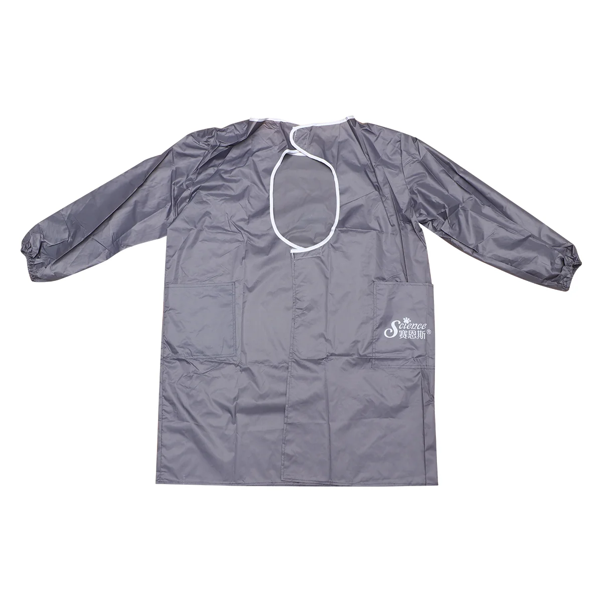 

Long Sleeve Working Clothes Apron Antistatic Apron Waterproof Pet Apron For Man Woman Home Shop Kitchen (Free Size)