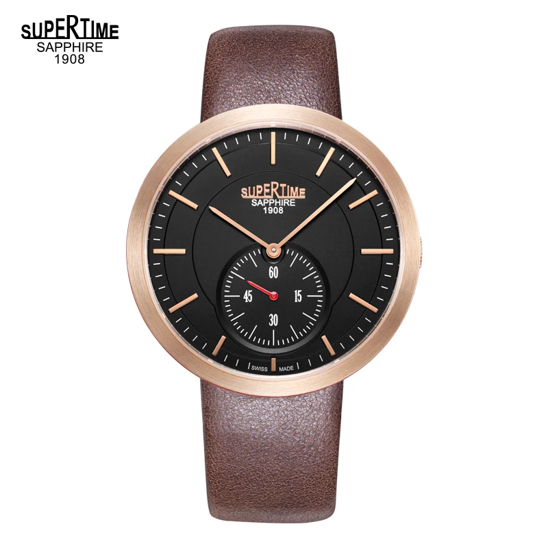 

SUPERTIME Top Brand Men's Sports Quartz Watches Sapphire 316Stainless Steel Waterproof Chronograph Luxury Reloj Hombre