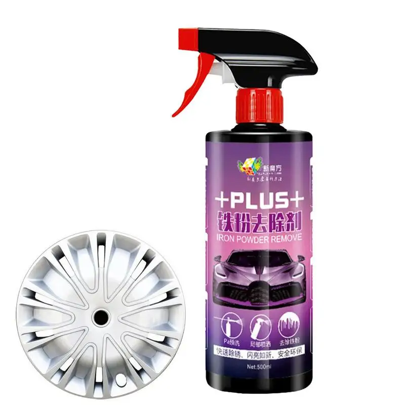 

ML Auto Car Wheel Paint Surface Iron Powder Remover Car Rim Care Cleaner Wheel Coating Agent Car Paint Cleaning With Towel