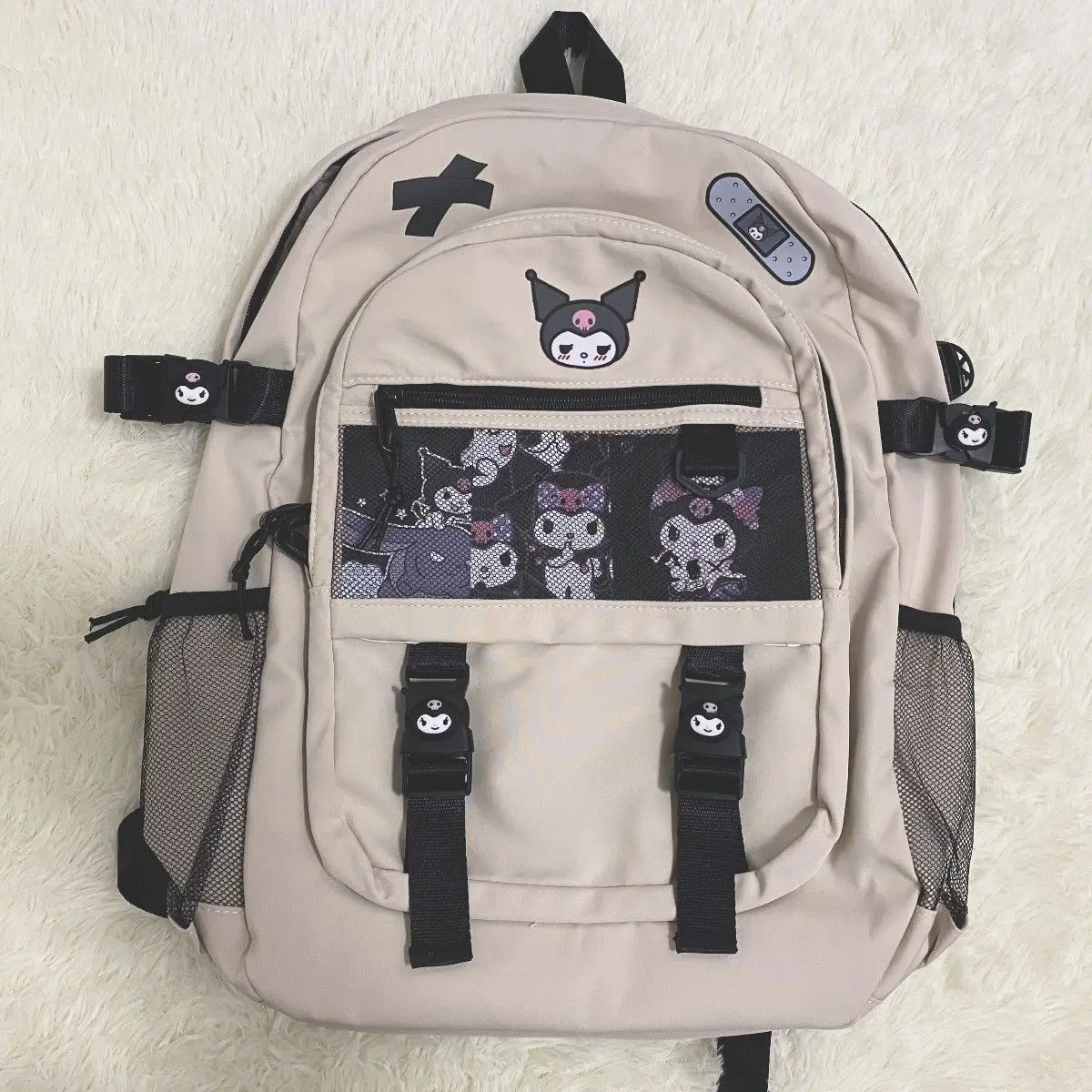 

Kawaii Sanrio Kuromi my melody cinnamoroll backpacks schoolbag for teenagers travedl rucksack women anime backpack bags for girl