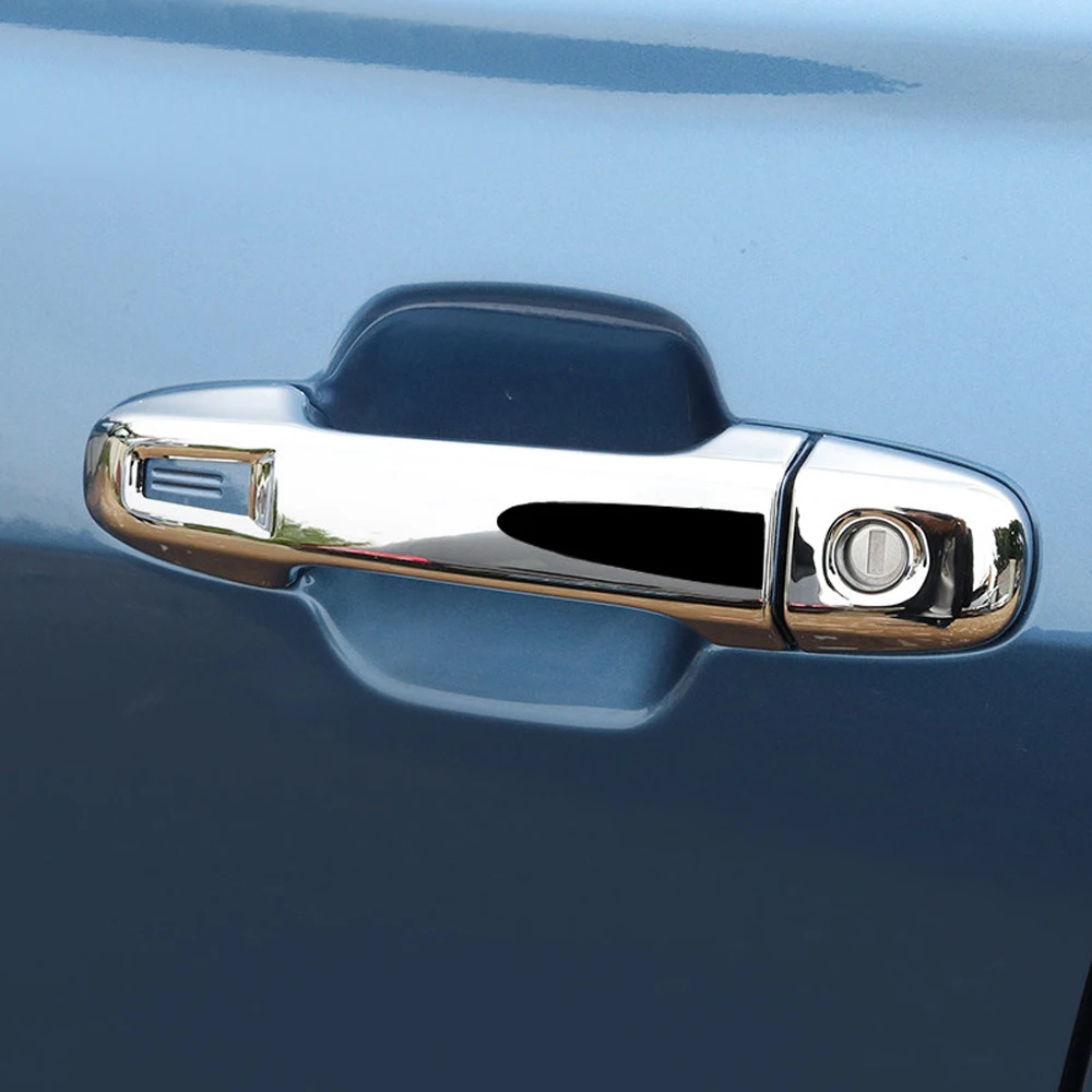 Фото Для Subaru Crosstrek 2024 2025 ABS внешняя умная дверная ручка накладки крышка отделка внешние автомобильные аксессуары 8 шт. №3