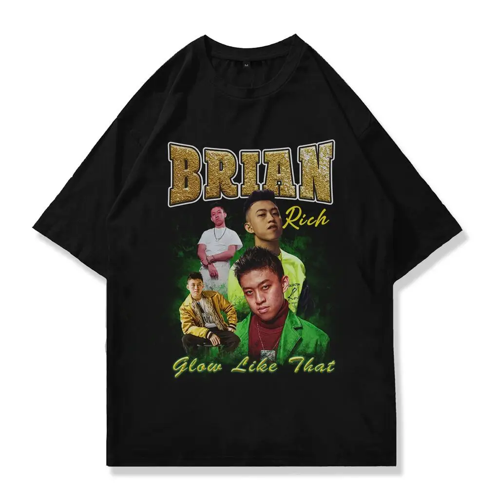 FREE ONGKIR - Kaos Rich Brian Винтажная футболка большого размера
