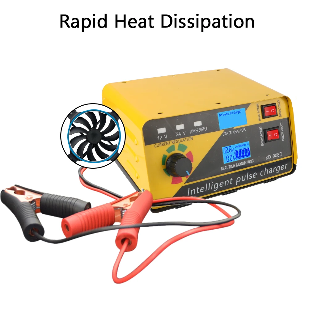 Полностью автоматическое автомобильное зарядное устройство для