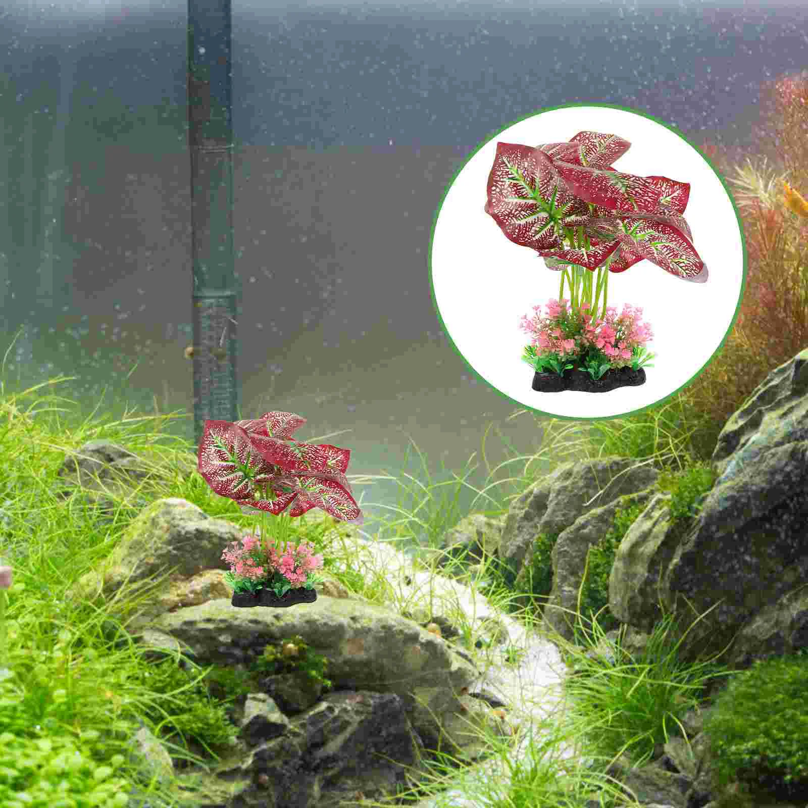 

Aquarium Tank Water Aquatic Fake Artificial Decor Simulation Adornment Flower Seaweed Decorations Betta Underwater Ornament