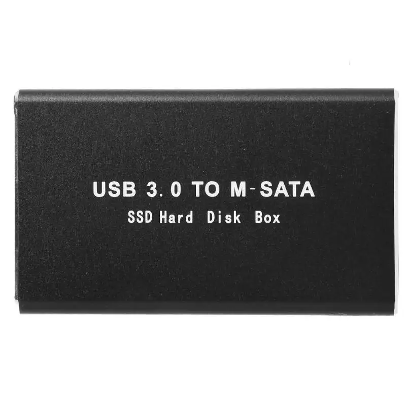 Чехол для жесткого диска SSD с USB 3 0 на mSATA чехол hd Внешний из алюминиевого сплава