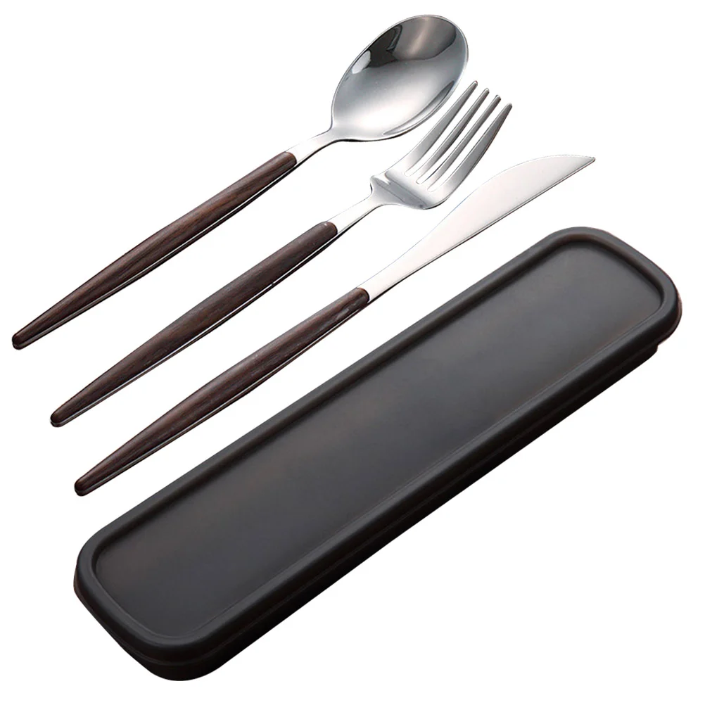 

4 Pcs Spoons Silverware Dinnerware Kit Spoons Set Stainless Steel Tableware Forks Silverware Modern Silverware Metal