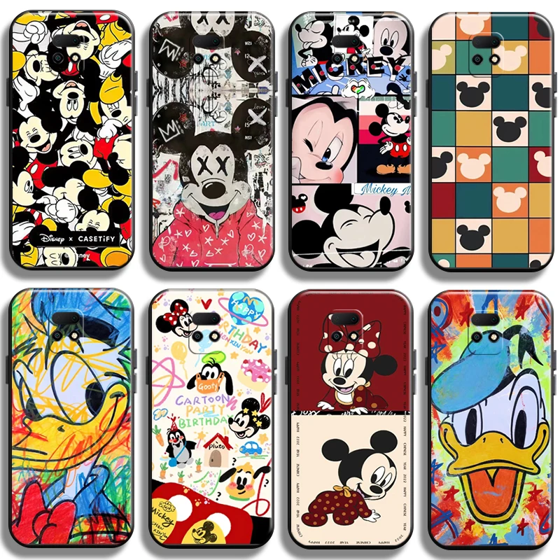 

Disney Minnie Mickey Graffiti For Xiaomi Redmi 10X Pro 5G 10X 4G Funda Shockproof Carcasa Cover TPU Back Coque Soft