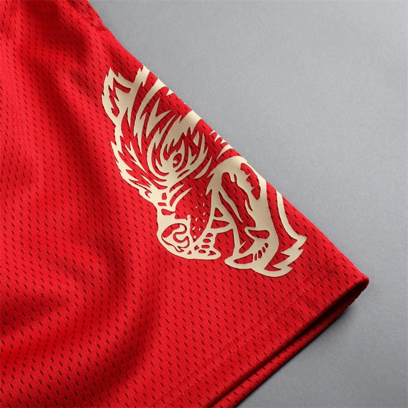 Брюки мужские сетчатые быстросохнущие повседневные модные штаны с принтом